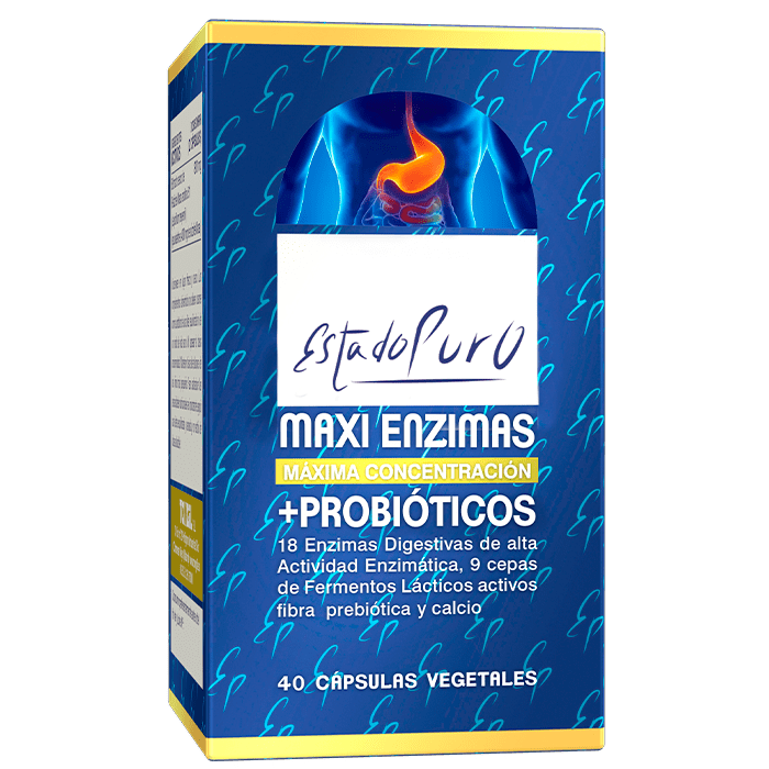 MAXIENZIMAS+PROBIOT - 40 CAPS ESTADO PURO aloe