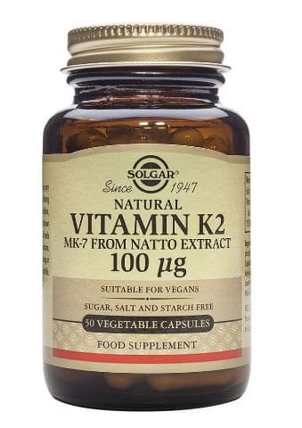 VITAMINA K2 100MG - 50CAPS SOLGAR aloe