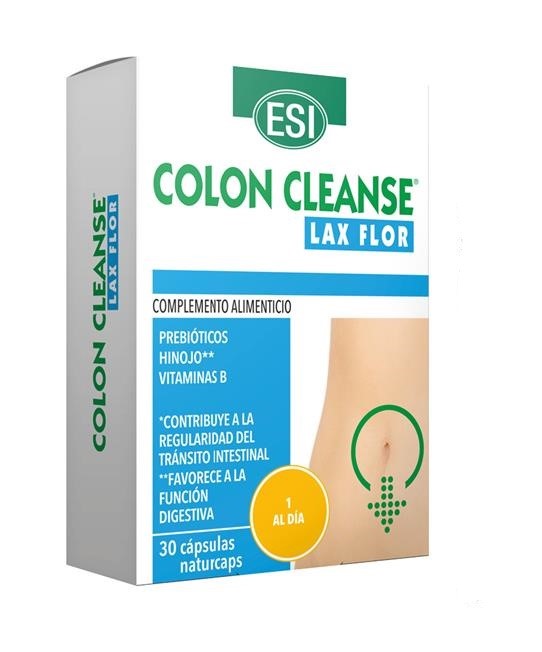 COLON CLEANSE LAX FLOR - 30 CAPS ESI aloe