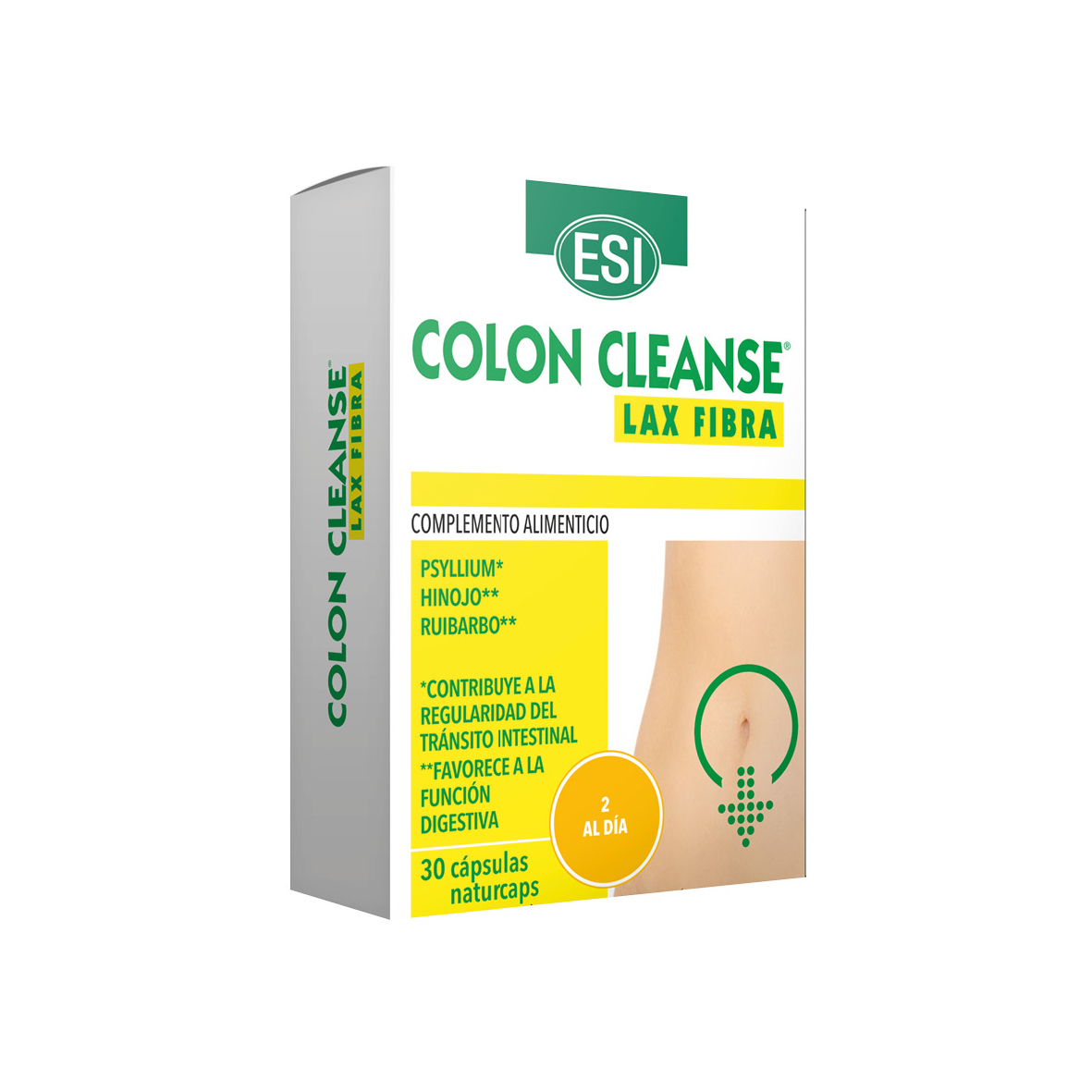 COLON CLEANSE LAX FIBRA - 30CAPS ESI aloe